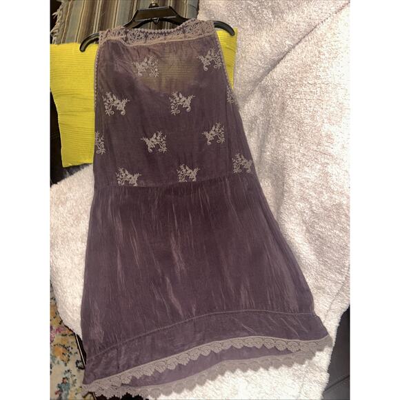 Johnny Was Cupra Rayon Eyelet Embroidered Shift Tunic Dress, Size S C31 - Picture 4 of 6